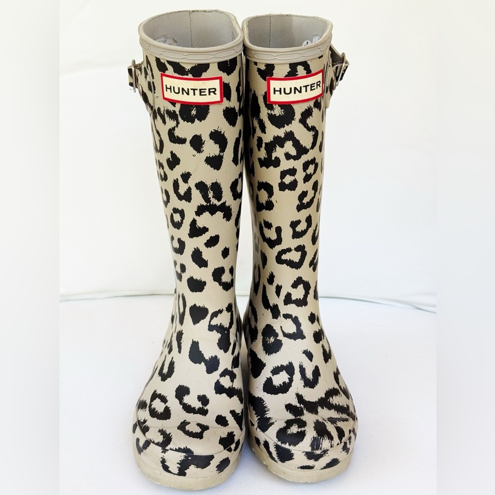 Girls Cheetah Hunter Boots